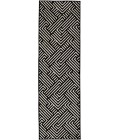 Loomaknoti Tecopa Trenten Black/White Rug ETR12BLW12 2 ft. X 6 ft. 7” Rectangle - Rugs Town Loomaknoti Tecopa Trenten Black/White ETR12BLW12 2 ft. X 6 ft. 7” Rectangle Rug