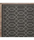 Loomaknoti Breyleigh Chendler Gray/Gray EB001 5 ft. 3 in. X 7 ft. 3 in. Rectangle Rug
