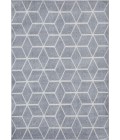 Loomaknoti Kissandrah Beraddo Gray/Cream EKI003 4 ft. X 6 ft. Rectangle Rug