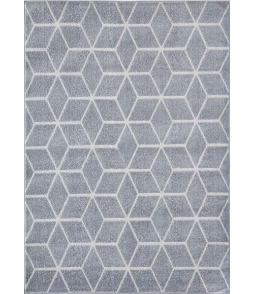 Loomaknoti Kissandrah Beraddo Gray/Cream EKI003 4 ft. X 6 ft. Rectangle Rug