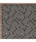 Loomaknoti Tecopa Trenten Black/White Rug ETR12BLW85 9 ft. 10 in. X 12 ft. 10 in. Rectangle - Rugs Town Loomaknoti Tecopa Trenten Black/White ETR12BLW85 9 ft. 10 in. X 12 ft. 10 in. Rectangle Rug