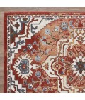 Loomaknoti Alsbrooke Zailorn Orange/Red EA006 6 ft. 7 in. X 9 ft. 2 in. Rectangle Rug