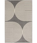 Loomaknoti Tecopa Milburm Gray/White Rug ETR05GRW12 2 ft. X 6 ft. 7” Rectangle - Rugs Town Loomaknoti Tecopa Milburm Gray/White ETR05GRW12 2 ft. X 6 ft. 7” Rectangle Rug