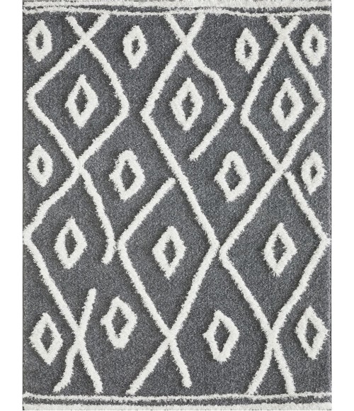Loomaknoti Vemoa Avonako Blue/Cream EV003 3 ft. 3” X 5 ft. 3” Rectangle Rug