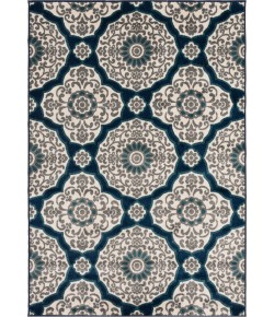 Central Oriental Tropic Halbur Sa/Tq Area Rug 6 ft. 7 in. X 9 ft. 6 in. Rectangle