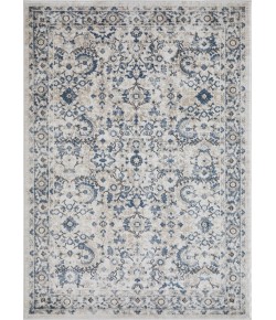 Loomaknoti Kehleigh Otindas Cream/Blue EK010 5 ft. 3 in. X 7 ft. 3 in. Rectangle Rug