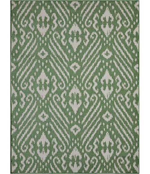 Loomaknoti Breyleigh Calitrah Green/Cream EB005 2 ft. X 3 ft. Rectangle Rug