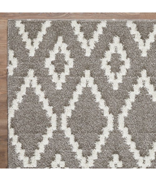 Loomaknoti Vemoa Aslayn Gray/Cream EV002 5 ft. 3” X 7 ft. 3” Rectangle Rug