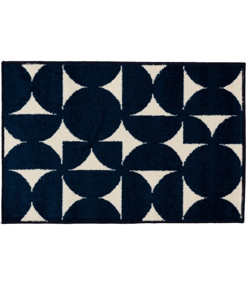 Loomaknoti Tecopa Sevella Blue/White Rug ETR07BWH20 3 ft. 3” X 5 ft. 3” Rectangle - Rugs Town Loomaknoti Tecopa Sevella Blue/White ETR07BWH20 3 ft. 3” X 5 ft. 3” Rectangle Rug