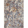 Loomaknoti Alsbrooke Amibell Blue/Cream EA002 5 ft. 3 in. X 7 ft. 3 in. Rectangle Rug