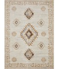 Loomaknoti Alsbrooke Temarnie Cream/Beige EA007 7 ft. 10 in. X 9 ft. 10 in. Rectangle Rug