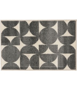 Loomaknoti Tecopa Sevella Gray/White ETR07GRW50 4 ft. X 6 ft. Rectangle Rug