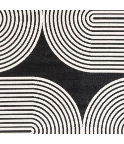 Loomaknoti Tecopa Milburm Black/White ETR05BLW85 9 ft. 10 in. X 12 ft. 10 in. Rectangle Rug