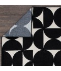 Loomaknoti Tecopa Sevella Black/White ETR07BLW85 9 ft. 10 in. X 12 ft. 10 in. Rectangle Rug