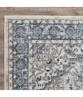 Loomaknoti Kehleigh Avalie Blue/Cream EK017 5 ft. 3 in. X 7 ft. 3 in. Rectangle Rug