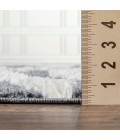 Loomaknoti Vemoa Aslayn Blue/Cream EV002 5 ft. 3” X 7 ft. 3” Rectangle Rug