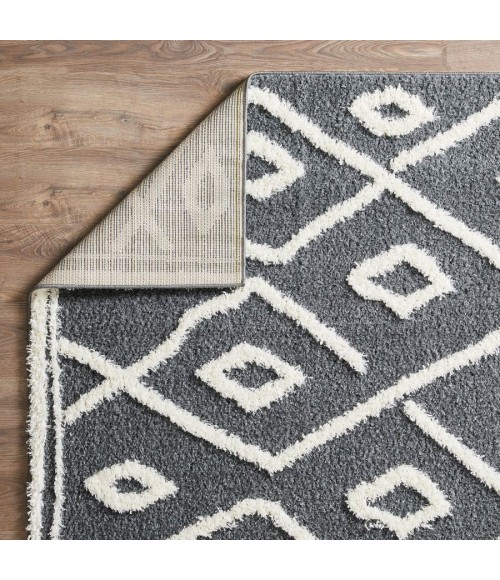 Loomaknoti Vemoa Avonako Blue/Cream EV003 3 ft. 3” X 5 ft. 3” Rectangle Rug