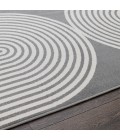 Loomaknoti Tecopa Milburm Gray/White Rug ETR05GRW12 2 ft. X 6 ft. 7” Rectangle - Rugs Town Loomaknoti Tecopa Milburm Gray/White ETR05GRW12 2 ft. X 6 ft. 7” Rectangle Rug