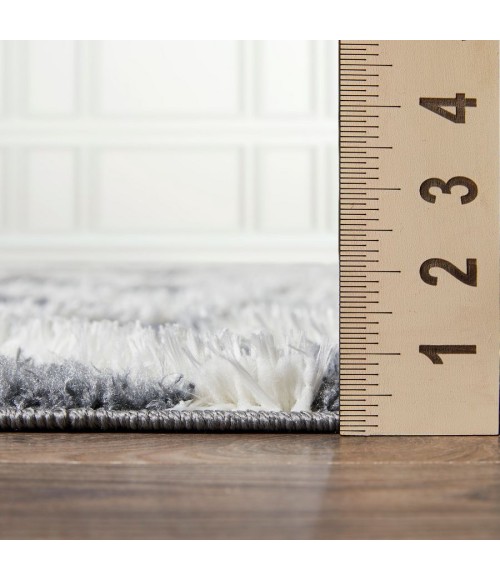 Loomaknoti Vemoa Adeta Blue/Cream EV001 5 ft. 3” X 7 ft. 3” Rectangle Rug