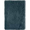 Central Oriental Alpaca Shag Indigo Area Rug 7 ft. 6 X 9 ft. 6 Rectangle
