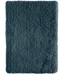 Central Oriental Alpaca Shag Indigo Area Rug 7 ft. 6 X 9 ft. 6 Rectangle