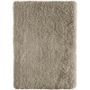 Central Oriental Alpaca Shag Mocha Area Rug 5 ft. X 7 ft. 6 Rectangle