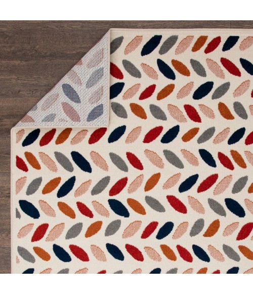 Loomaknoti Tecopa Trenity Pink/White Rug ETR13PKW60 6 ft. 7” X 9 ft. 2” Rectangle - Rugs Town Loomaknoti Tecopa Trenity Pink/White ETR13PKW60 6 ft. 7” X 9 ft. 2” Rectangle Rug