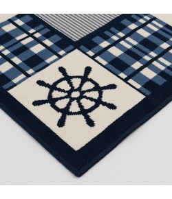 Central Oriental Tribut Anchorplaid Na Area Rug 5 ft. X 7 ft. 3 in. Rectangle