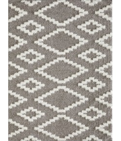 Loomaknoti Vemoa Aslayn Gray/Cream EV002 5 ft. 3 in. X 7 ft. 3 in. Rectangle Rug