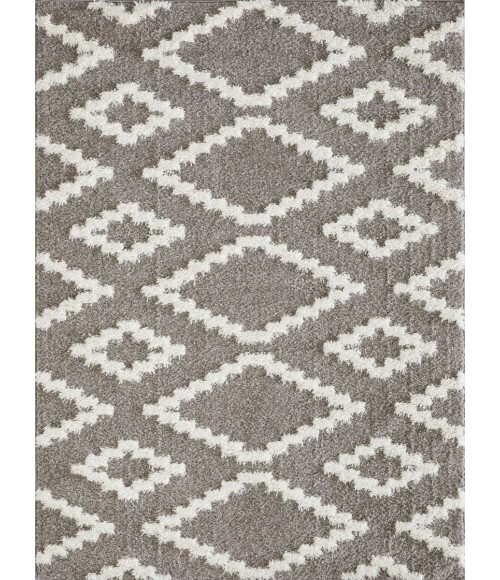 Loomaknoti Vemoa Aslayn Gray/Cream EV002 5 ft. 3” X 7 ft. 3” Rectangle Rug