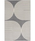 Loomaknoti Tecopa Milburm Gray/White Rug ETR05GRW12 2 ft. X 6 ft. 7” Rectangle - Rugs Town Loomaknoti Tecopa Milburm Gray/White ETR05GRW12 2 ft. X 6 ft. 7” Rectangle Rug