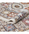 Loomaknoti Alsbrooke Delary Cream/Beige EA005 7 ft. 10 in. X 9 ft. 10 in. Rectangle Rug