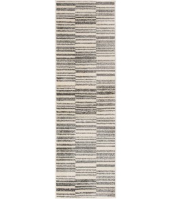 Loomaknoti Tecopa Varonika Gray/White ETR18GRW12 2 ft. X 6 ft. 7 in. Rectangle Rug