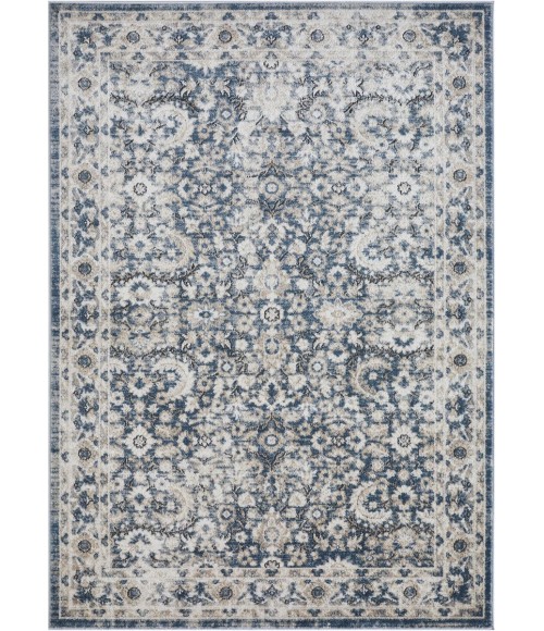 Loomaknoti Kehleigh Otindas Blue/Cream EK010 3 ft. 3 in. X 5 ft. 3 in. Rectangle Rug