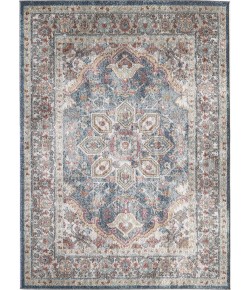 Central Oriental Seaford Malka Bl/Rd Area Rug 5 ft. 3 in. X 7 ft. 3 in. Rectangle
