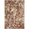 Loomaknoti Alsbrooke Amibell Brown/Red EA002 5 ft. 3 in. X 7 ft. 3 in. Rectangle Rug