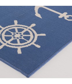 Central Oriental Trib Schooner Bl/Iv Area Rug 7 ft. 10 in. X 9 ft. 10 in. Rectangle