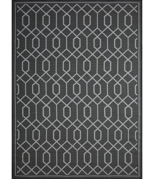 Loomaknoti Breyleigh Chendler Gray/Gray EB001 9 ft. 10 in. X 12 ft. 10 in. Rectangle Rug