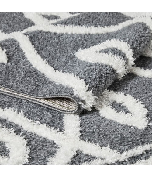 Loomaknoti Vemoa Avonako Blue/Cream EV003 3 ft. 3” X 5 ft. 3” Rectangle Rug