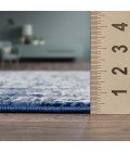 Loomaknoti Aysal Athna Cream/Blue EAY003 4 ft. X 6 ft. Rectangle Rug