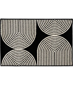 Loomaknoti Tecopa Milburm Black/White ETR05BLW50 4 ft. X 6 ft. Rectangle Rug