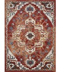 Loomaknoti Alsbrooke Zailorn Orange/Red EA006 6 ft. 7 in. X 9 ft. 2 in. Rectangle Rug