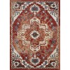 Loomaknoti Alsbrooke Zailorn Orange/Red EA006 7 ft. 10 in. X 9 ft. 10 in. Rectangle Rug