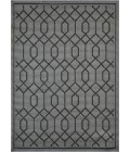 Loomaknoti Breyleigh Chendler Gray/Gray EB001 5 ft. 3 in. X 7 ft. 3 in. Rectangle Rug