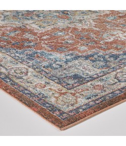 Central Oriental Seaford Saxby Rd/Bl Area Rug 6 ft. 7 in. X 9 ft. 2 in. Rectangle