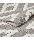 Loomaknoti Vemoa Aslayn Gray/Cream EV002 5 ft. 3” X 7 ft. 3” Rectangle Rug