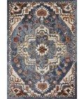 Loomaknoti Alsbrooke Zailorn Blue/Cream EA006 6 ft. 7 in. X 9 ft. 2 in. Rectangle Rug