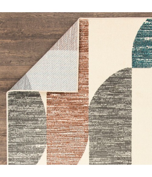 Loomaknoti Tecopa Trayza White/Gray Rug ETR20WG08 2 ft. X 3 ft. Rectangle - Rugs Town Loomaknoti Tecopa Trayza White/Gray ETR20WG08 2 ft. X 3 ft. Rectangle Rug
