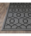 Loomaknoti Breyleigh Chendler Gray/Gray EB001 5 ft. 3 in. X 7 ft. 3 in. Rectangle Rug
