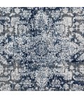 Loomaknoti Aysal Athna Cream/Blue EAY003 4 ft. X 6 ft. Rectangle Rug